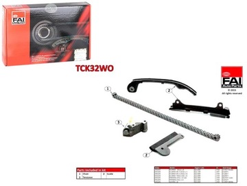 Набор цепи распределительный вал nissan dohc almera ii pri фото №1