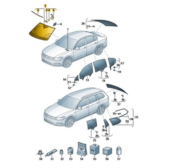 Стекло передняя лобовое стекло зелёный vw passat oe: 3g0845011dfnvb фото №1