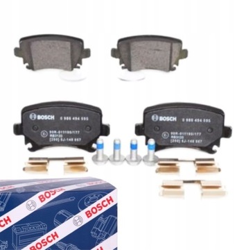 Bosch 986 494 595 набор тормозные колодки тормозных, тормоза дисковые фото №1