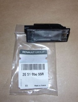 Renault megane iv освещение номерного знака 2016- фото №1