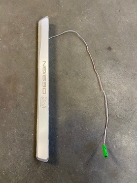 Volvo xc90 ii r design планка накладка порога права фото №1