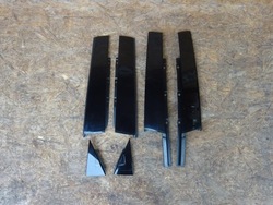 A3 8v 8v4 5d sportback планки заглушки двері стійка праві ліві піаніно kpl фото №1