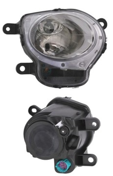 Fiat 500 312 07-15 фара правий h1+w21/5w depo фото №1