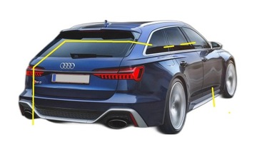 Audi rs6 4k c8 четверть задний зад правая ванна pas фото №1