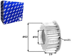 Колесо зубчатое вала коленчатого ds ds 5 citroen berlingo berlingo минивэн фото №1