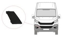 Заглушка бампера перед права iveco daily 2014-2019 фото №1