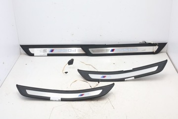 Планки порогові декоративний підсвічуваний bmw g30 g31 m550d фото №1