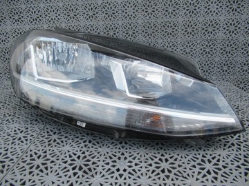 Лампа передня права vw golf vii рестайлінг led фото №1