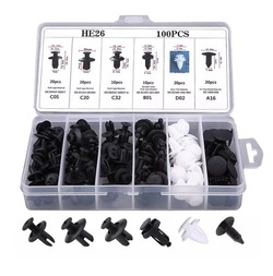 Клипсы клипсы клипсы автомобильные do обивка 100 штук набор w pudełku фото №1