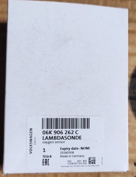 Лямбда-зонд audi vw seat skoda oem 06k906262c/cq фото №1