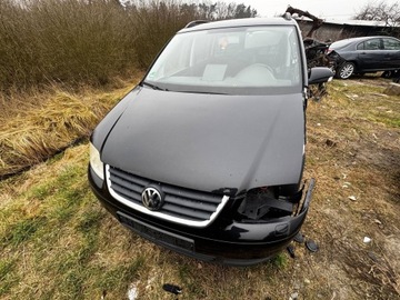 Капот vw touran i 03-07 lc9x чёрная фото №1