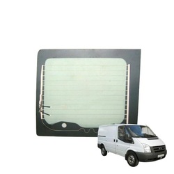 Скло задня зад ford transit v184 2000- зелена права з підігрівом з отвір фото №1