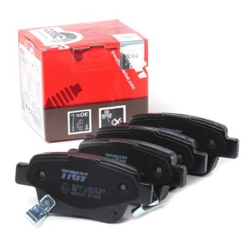 Trw тормозные колодки тормозные toyota зад avensis 03- фото №1