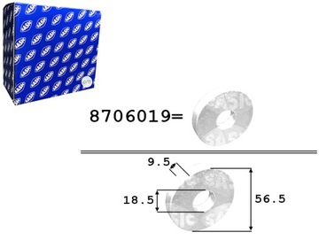 Кольцо вала коленчатого bmw 3 e46 x3 e83 2.0d 09.01-08.07 sasic фото №1