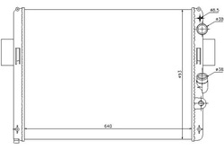 Nissens радіаторів двигуна iveco daily ii 8140.07-8 фото №1