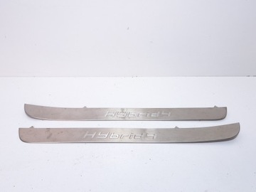 Peugeot 3008 i планка хромированная накладка пороговая перед левая правая гибрид фото №1