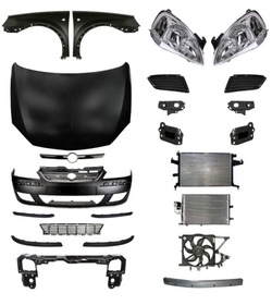 Opel combo c 03-10 бампер pas капот крыло фото №1