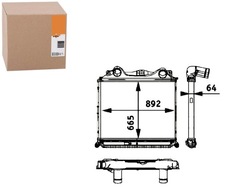 Інтеркулер алюмінієві баки man tga tgs tgx фото №1