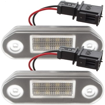 Лампочки led номерного знака реєстраційний do skoda octavia i 96- фото №1