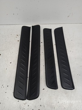 Kia carens iv накладка захист планка порогова перед зад 12-17r фото №1