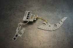 Вкладка лампи лампа зад задня led планка плата infiniti q70 фото №1