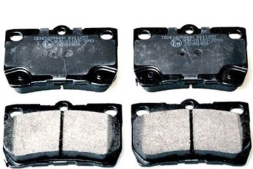 Тормозные колодки тормозные зад lexus gs 05- is ii 05- dencke фото №1