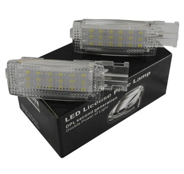 Лампочки led інтер'єру захисні накладки vw bora golf iv v vi passat b6 b7 cc eos фото №1