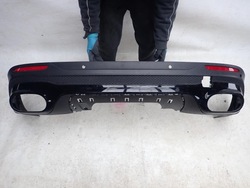 Mercedes glb x247 amg 19- dół накладка спойлер бампера зад задній pdc фото №1