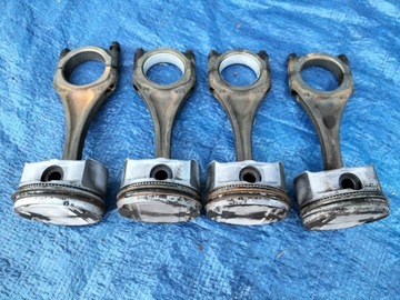 Поршень шатун двигуна opel vectra b omega b 2.5 v6 x25xe фото №1
