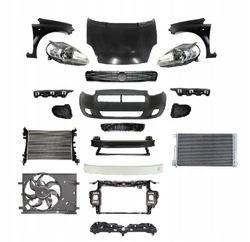 Fiat grande punto 2005-2012 комплектный перед капот фото №1