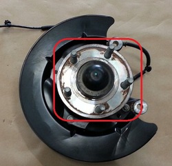 2005-2014 mustang ступица подшипник колёса перед передняя поворотный кулак фото №1