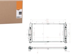 Радиаторов двигателя nrf 105013 cr2054 фото №1