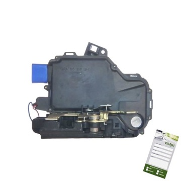 Замок двері перед лівий vw transporter t5 2003 2004 2005 2006 2007 2008 фото №1