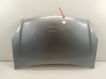 Капот кришка двигуна opel zafira b 05-11 z163 фото №1