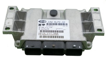 Компьютер citroen c2 1.4 iaw6lp2.02 9654722580 фото №1