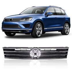 Решітка радіатора решітка радіатор 7p6853651l volkswagen touareg ii 7p 2014-2018 фото №1