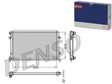 Denso радиаторов двигателя den, drm32016 фото №1