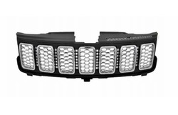 Решітка решітка радіатора хром jeep grand cherokee wk2 2017- фото №1