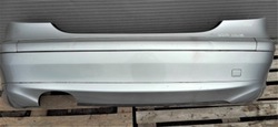 Mercedes c w203 купе бампер зад задній срібний фото №1