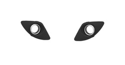 Решітка w бампері ліва 411427-1 фото №1