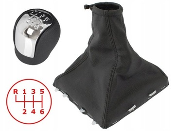 Ручка+ чохол змін коробки передач 6b opel vectra c signum фото №1