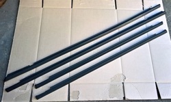 Vw passat b5 планка двері накладка скла 4 kpl фото №1