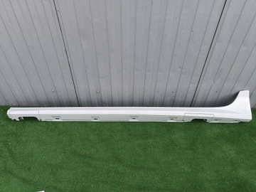 Планка порогова ліва audi a6 4g 4g0853855m ls9r біла фото №1