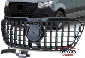 Решітка радіатора решітка mercedes sprinter 907 910 18- amg b фото №1