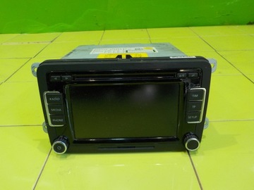 Vw touran i рестайлинг 2.0 tdi 09r радио cd 3c8035195 фото №1