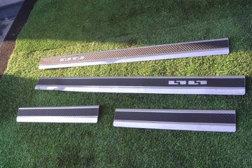 Защита накладка порога перед зад kpl vw passat cc фото №1