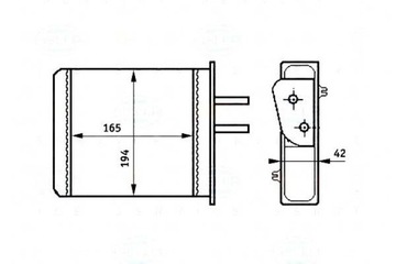 Отопитель fiat punto i behr hella фото №1