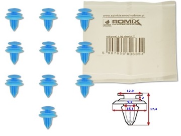 Toyota hilux 11- кліпса кліпса штифт стійка планки фото №1