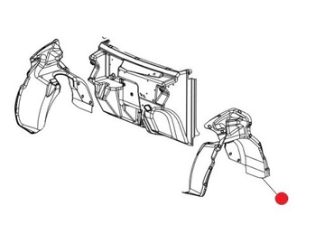 Підкрилок перед ліві chatenet ch40 оригінал фото №1