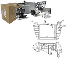 Інтеркулер радіаторів повітря впускний seat cordoba ibiza iii фото №1
